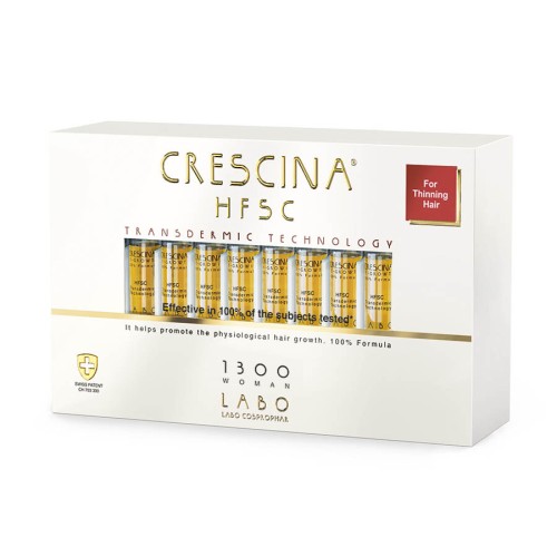Crescina HFSC Transdermic Re-Growth 1300 haj újranövekedést serkentő kezelés nőknek